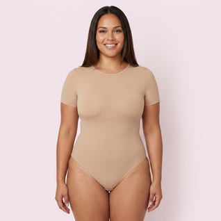 Bikini Style Sleeved Bodysuit